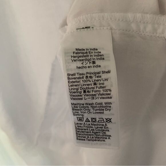 J Crew Linen Dress M - Picture 8 of 10